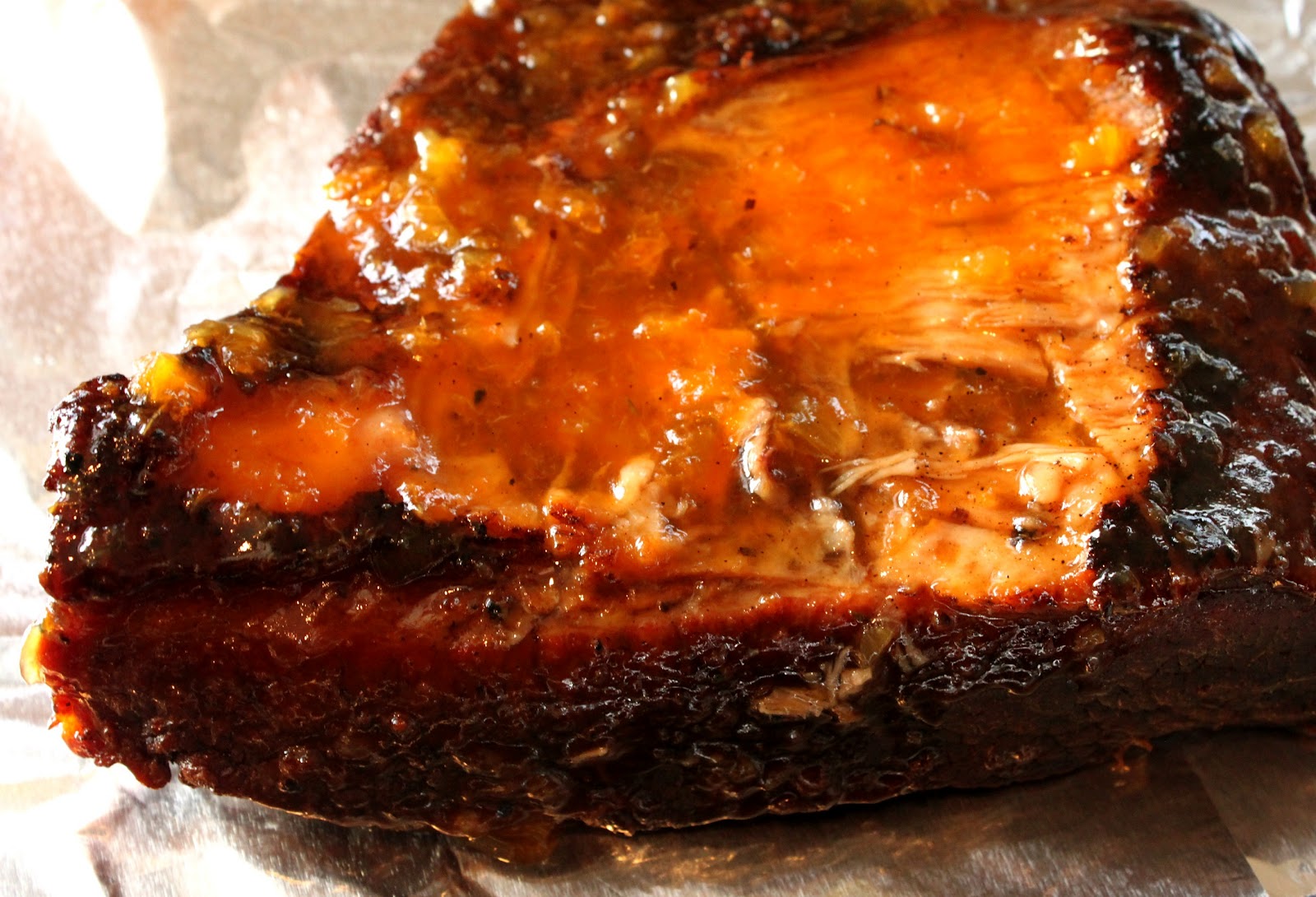The Best Braised Beef Brisket with BourbonPeach Glaze A Feast For