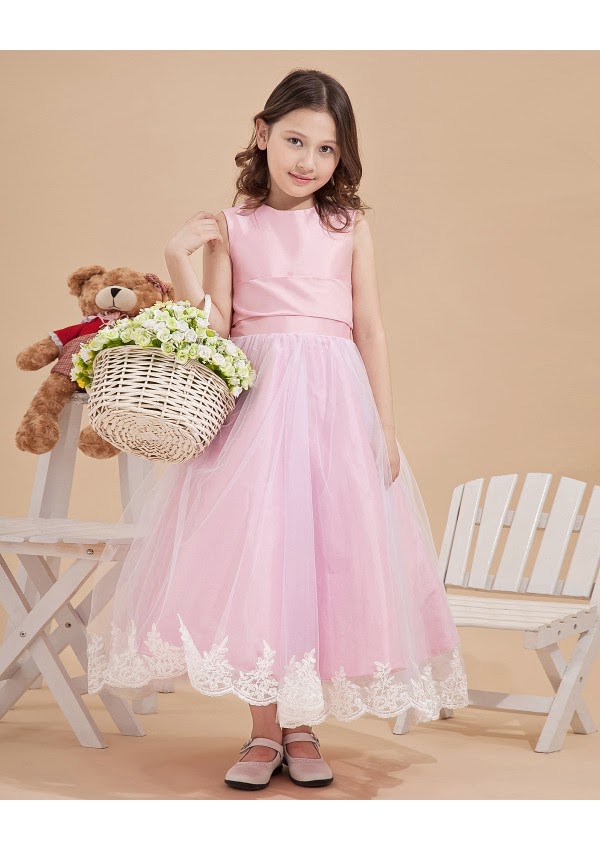 Flower Girl Dresses Vintage Bateau Sleeveless Flower Girl Dresses