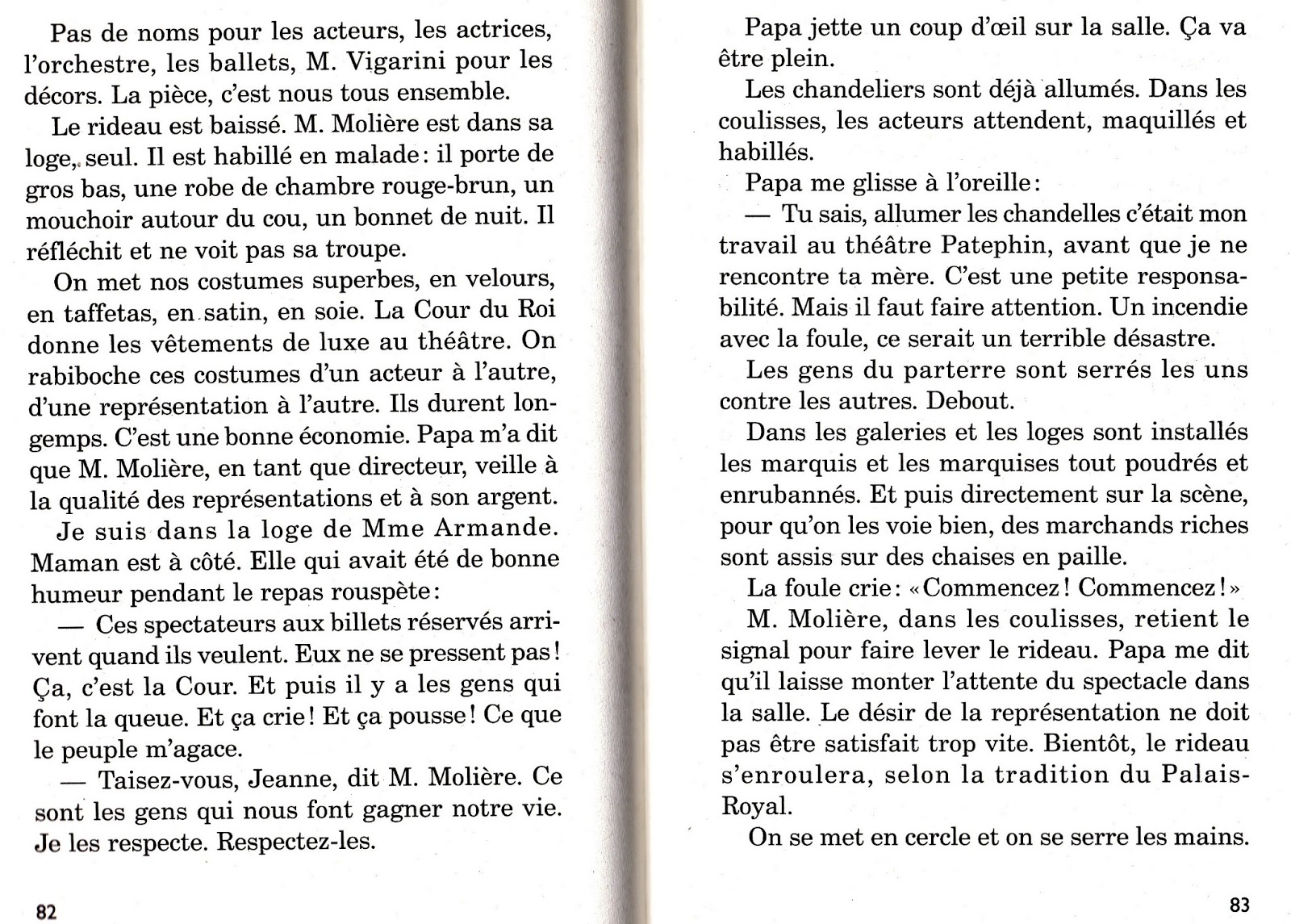 Dissertation sur le theatre et la representation
