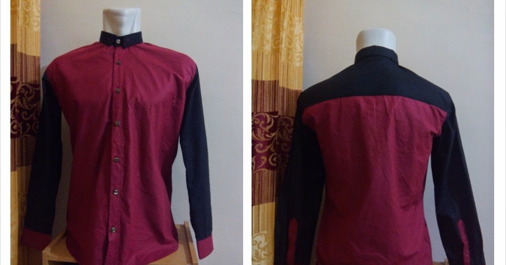jual kemeja pria lengan panjang slimfit kemeja maron kombi hitam jual kemeja pria dan baju jual kemeja pria lengan panjang slimfit kemeja maron kombi hitam jual kemeja pria dan baju