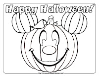 halloween coloring pages mickey pumpkin