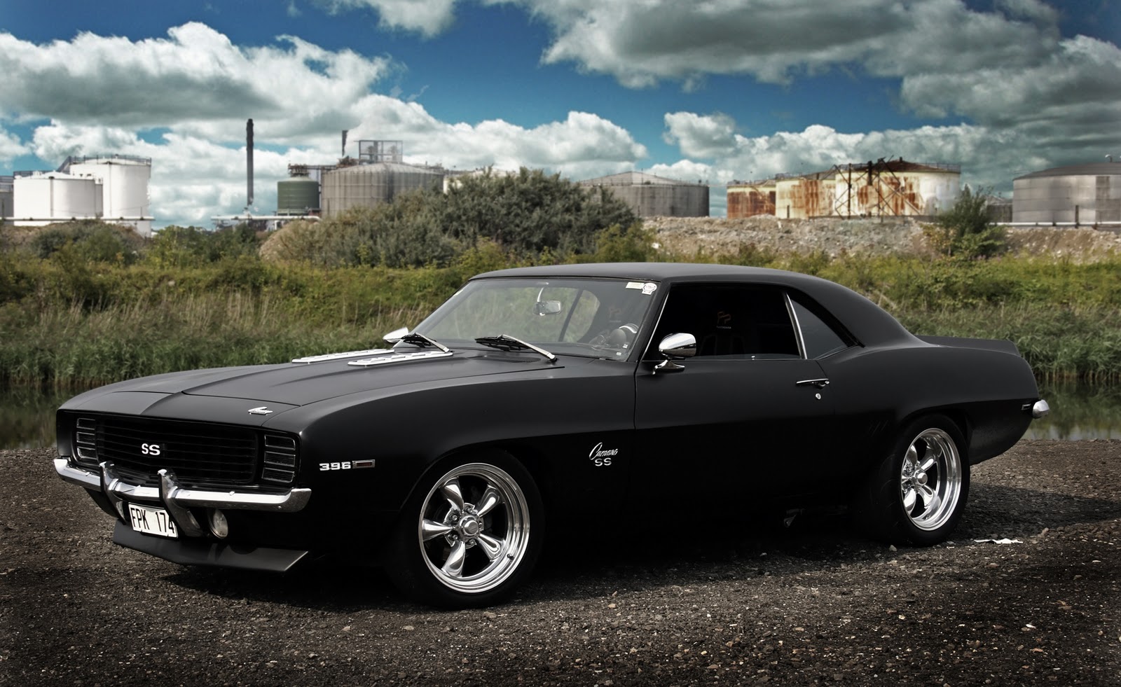 Camaro SS Muscle Cars Black 396 HD Photos Background Vvallpapernet