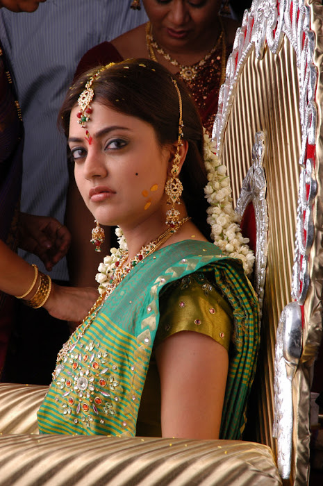 nisha agarwal new in traditional saree in solo unseen pics