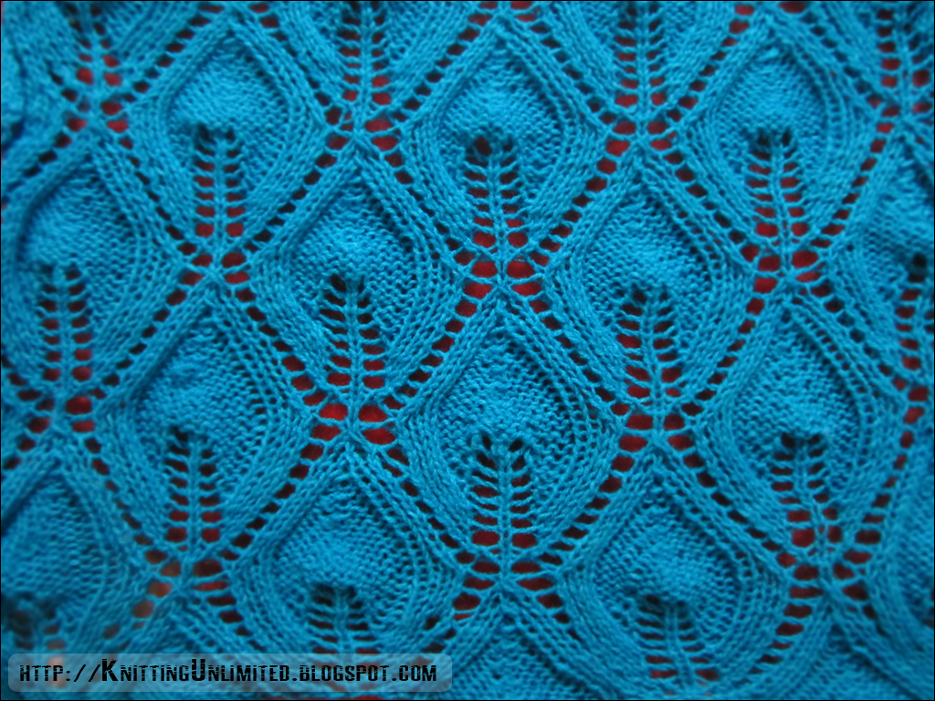 Lace Knitting Pattern 8: Candle Flame - Knitting Unlimited