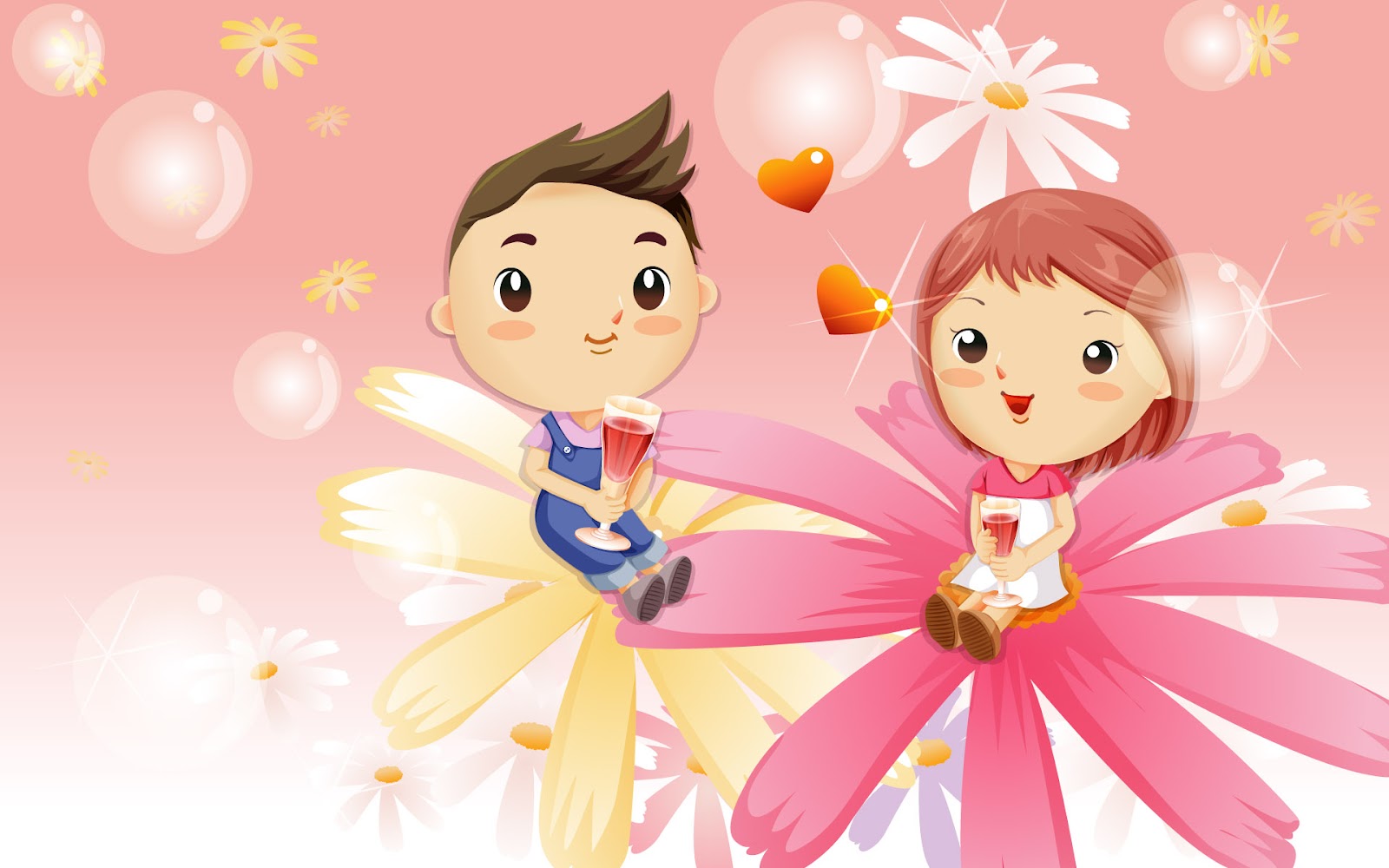 Cartoon Wallpapers Best Romantic Cartoons Wallpaper 2012