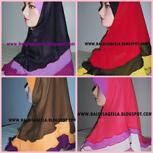 TUDUNG CHIFFON 3 LAYER