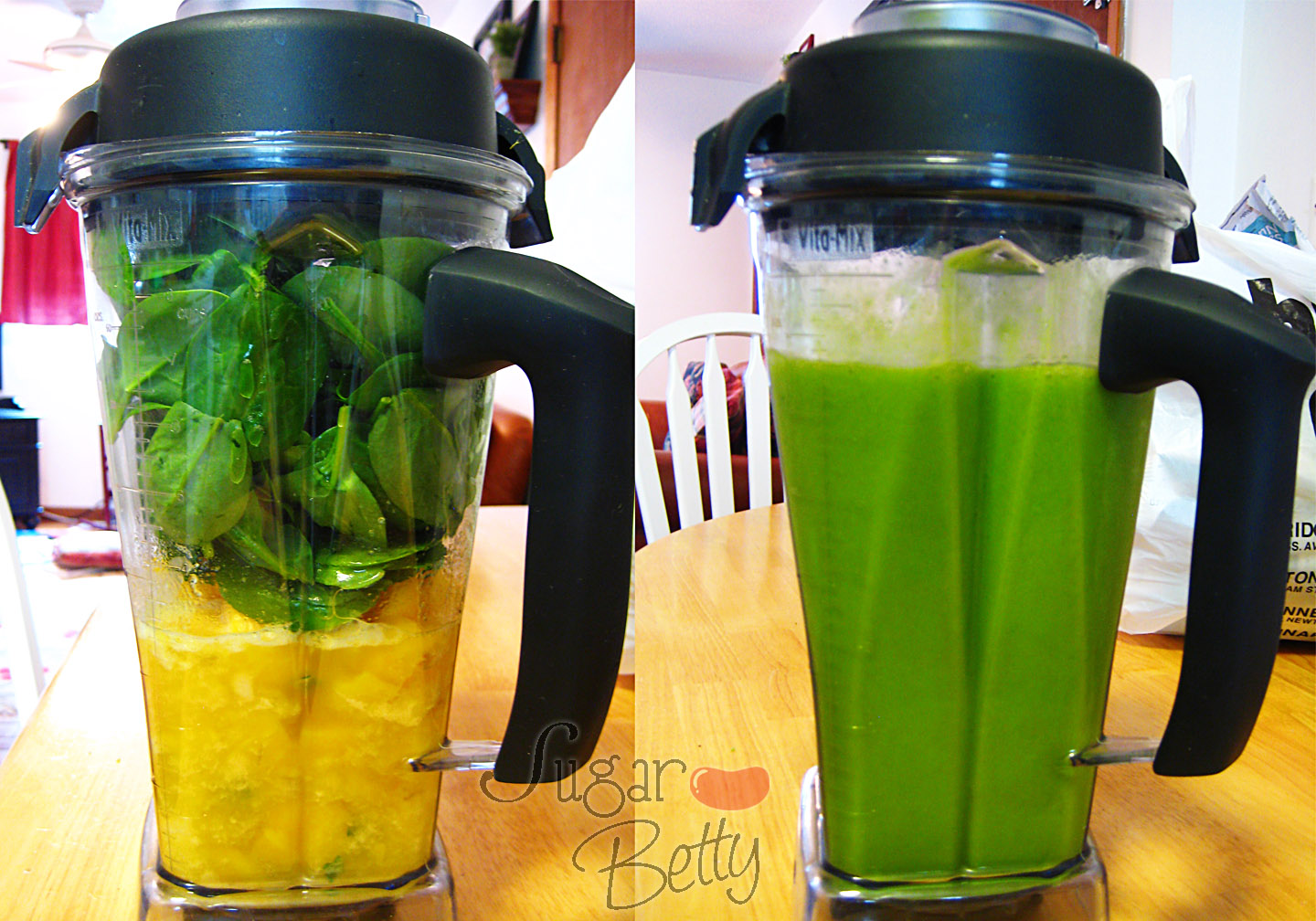 Sugar.Betty Basic Green Drink (Mango Spinach Smoothie)