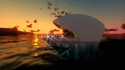 Floating House Cool Future Home Concepts, Future Houses, Cool Homes, Futuristic Homes, Home of the future, Green Homes,