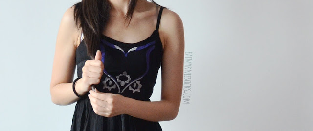 SheIn Fashion Review: Tribal Embroidered Dress A cute bohemian outfit featuring SheIn's tribal embroidered Free People-style spaghetti strap dress.