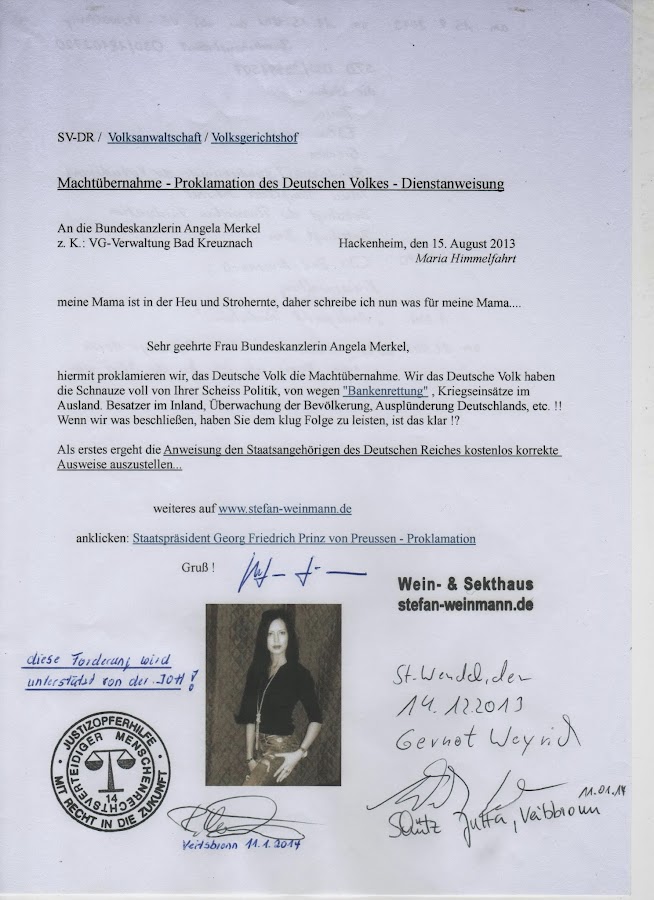 Der "braune" Winzer und der Honigmann Proklamation+Bundeskanzleramt+Januar+2014+001