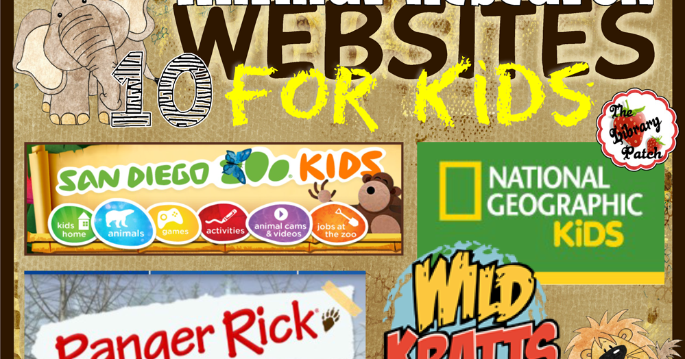Classroom Freebies Animal Research sites for Kids