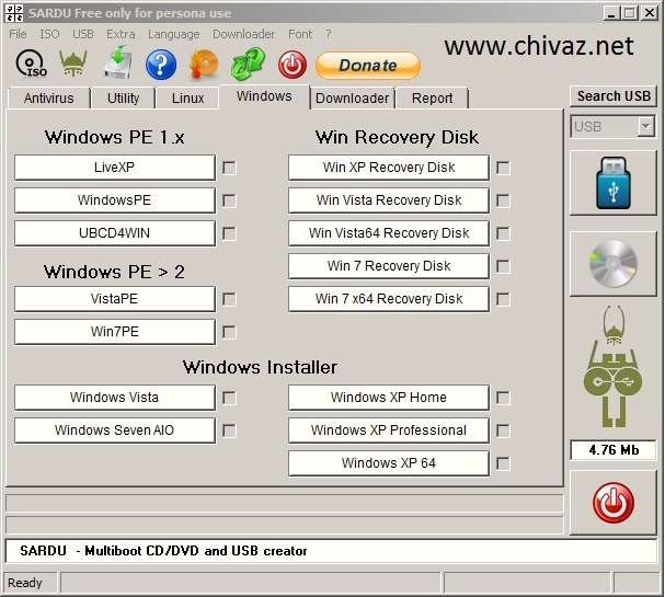 Create Vista Recovery Disk Sp2