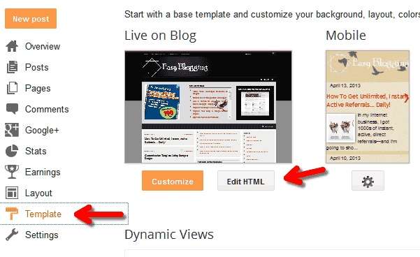 edit template easy with the new html template editor from blogger