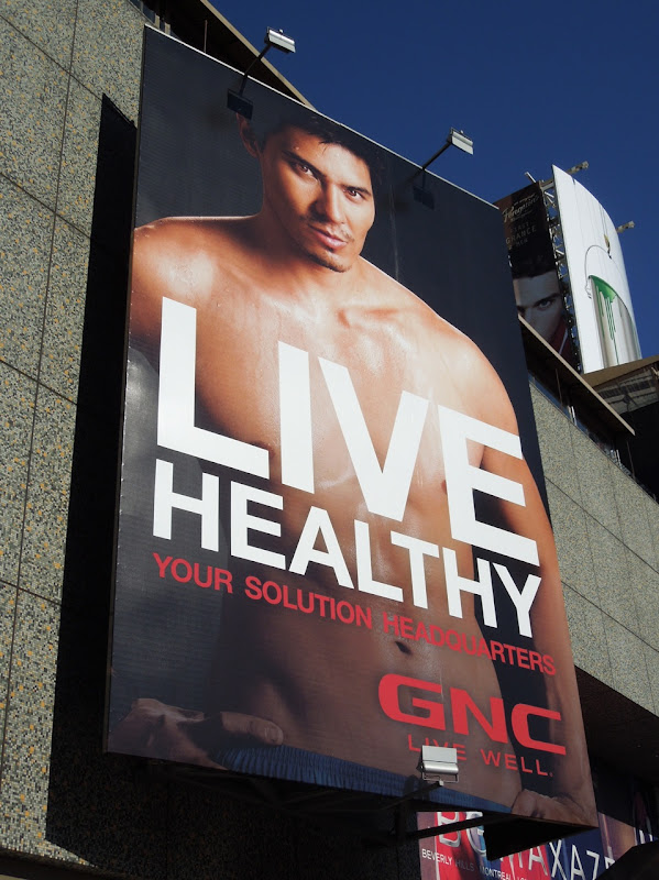 GNC male model Solution HQ billboard