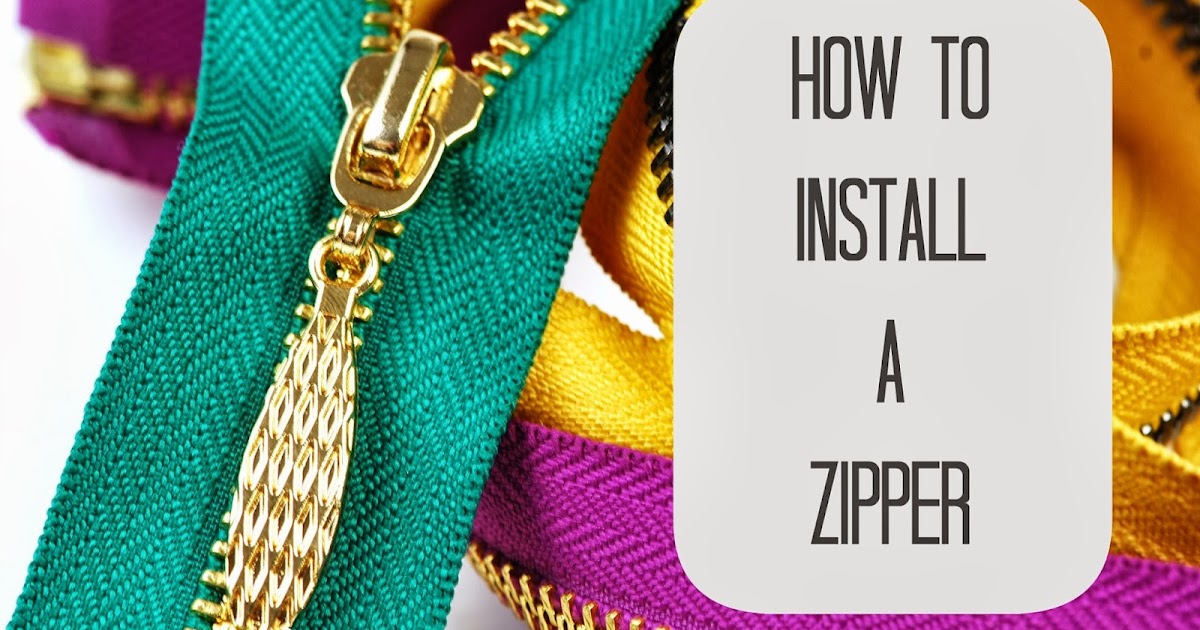 Life is {Sew} Daily How to Install a Zipper {tutorial}