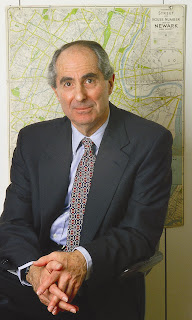 Philip Roth. Image downloaded from Man Booker site. c Nancy Crampton Philip Roth
