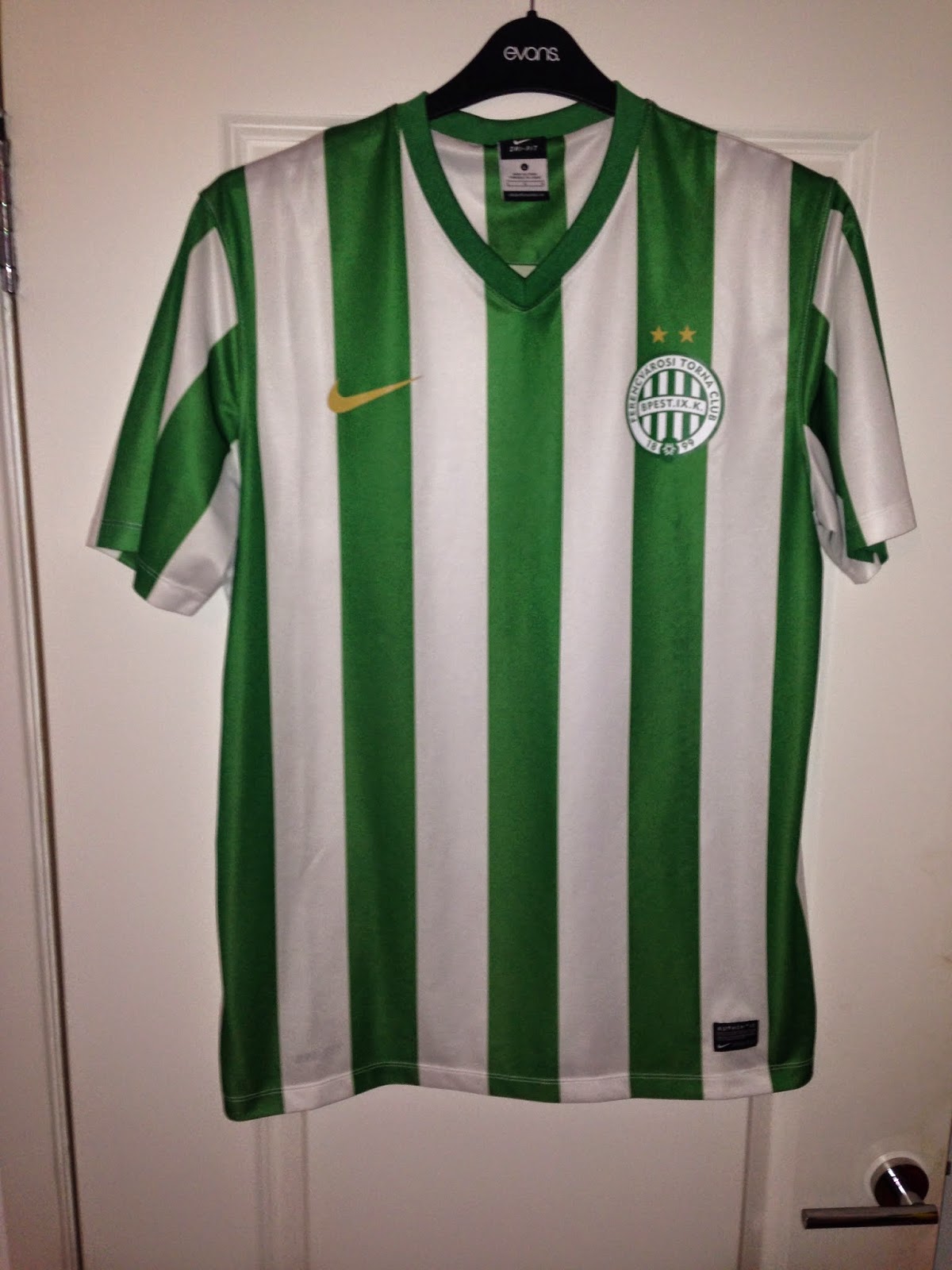 My Collection Of Football Shirts Ferencvaros Home Shirt 2013