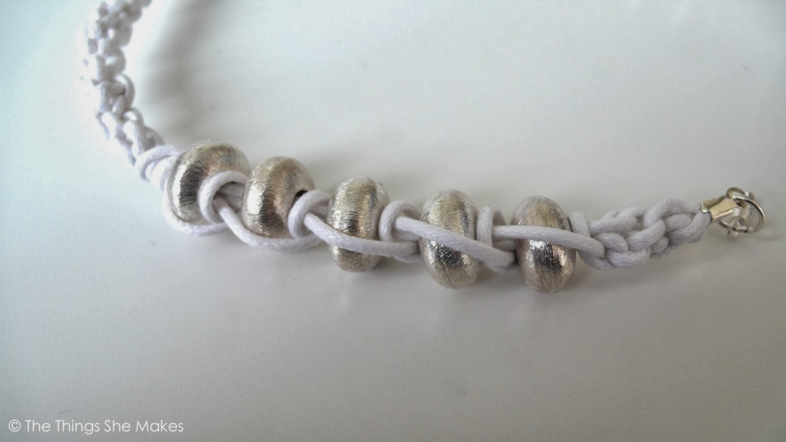 How to Make a Knotted Bead Necklace The Things She Makes