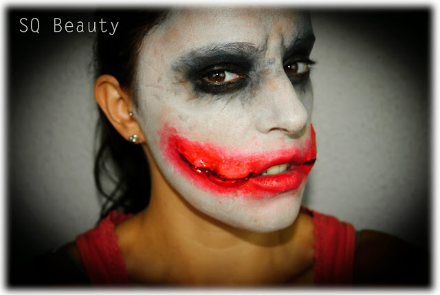 Maquillaje Halloween Guason Joker Makeup Silvia Quiros efectos especiales, special effects