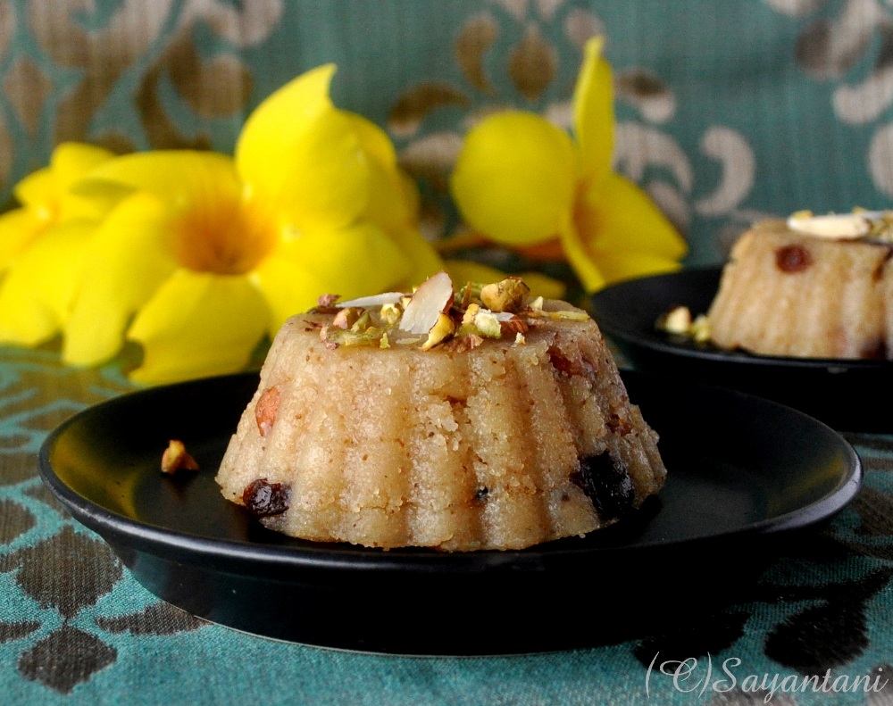 Mohonbhog (Bengali style Semolina Halwa) A Homemaker's Diary