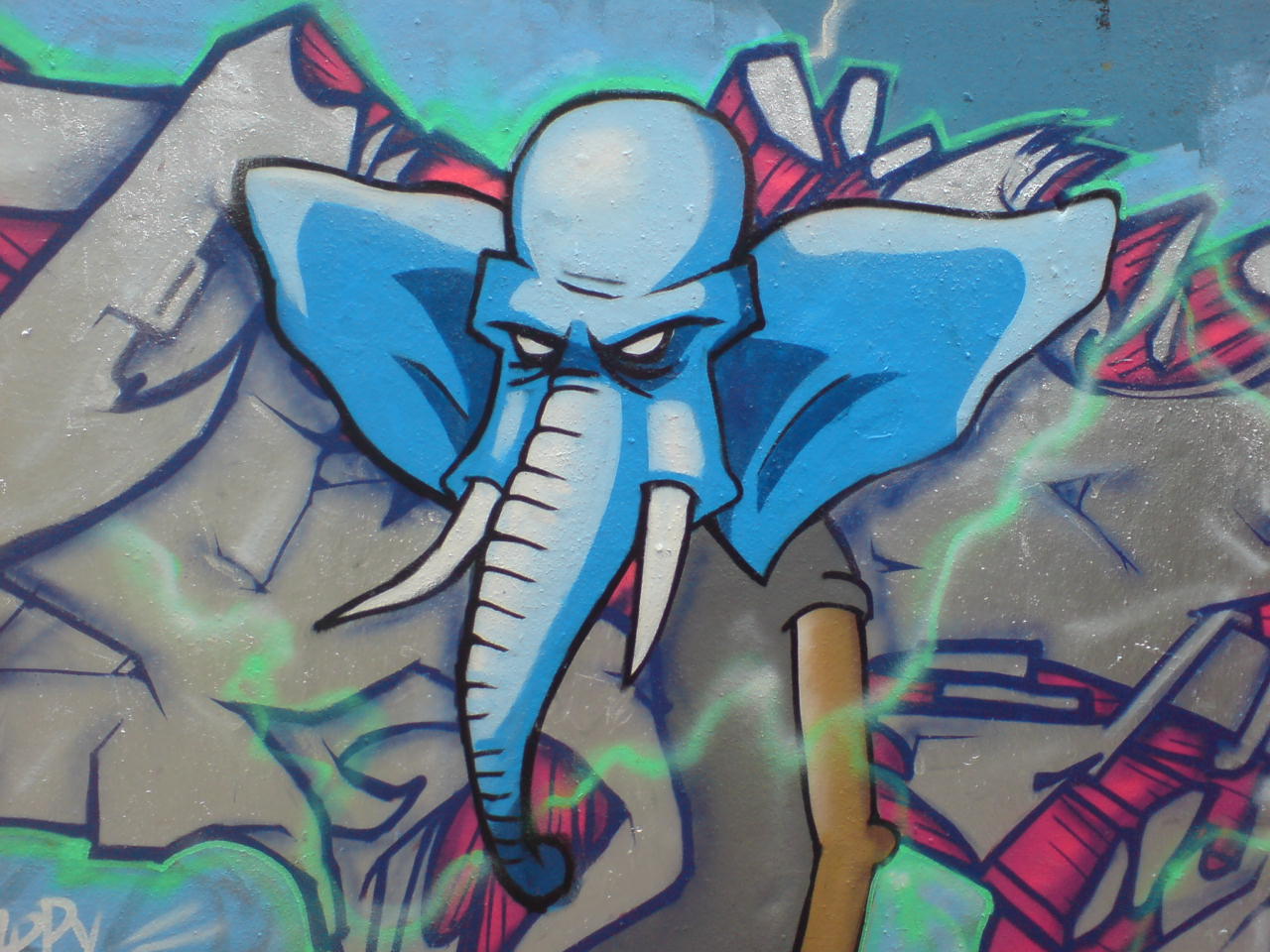 Dope Pictures To Draw - Graffiti Cartoon Characters Elephant Character
