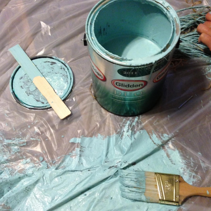 Home Away From Home DIY Painted Twine Garland