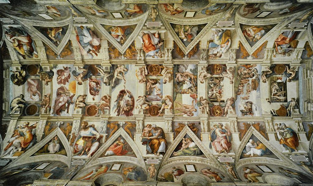 The_Ceiling_of_Sistine_Chapel_musei_di_vaticani_1000_parça_puzzle The_Ceiling_of_Sistine_Chapel_musei_di_vaticani_1000_parça_puzzle
