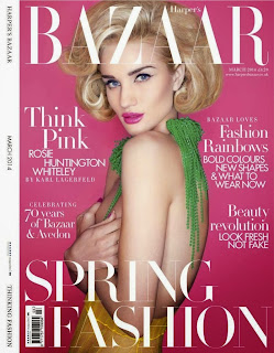 Rosie Huntington Whiteley Harper's Bazaar UK Magazine Cover March 2014 HQ Scans Rosie Huntington Whiteley Harper's Bazaar UK Magazine Cover March 2014 HQ Scans