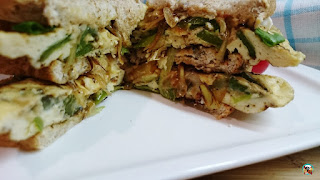 Sándwich De Verduras Al Curry
