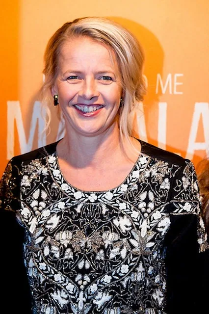 Princess Mabel of The Netherlands attends the premiere of the documentary "He Named me Malala" in Hilversum - Pakistani female activist and Nobel Peace Prize laureate Malala Yousafzai