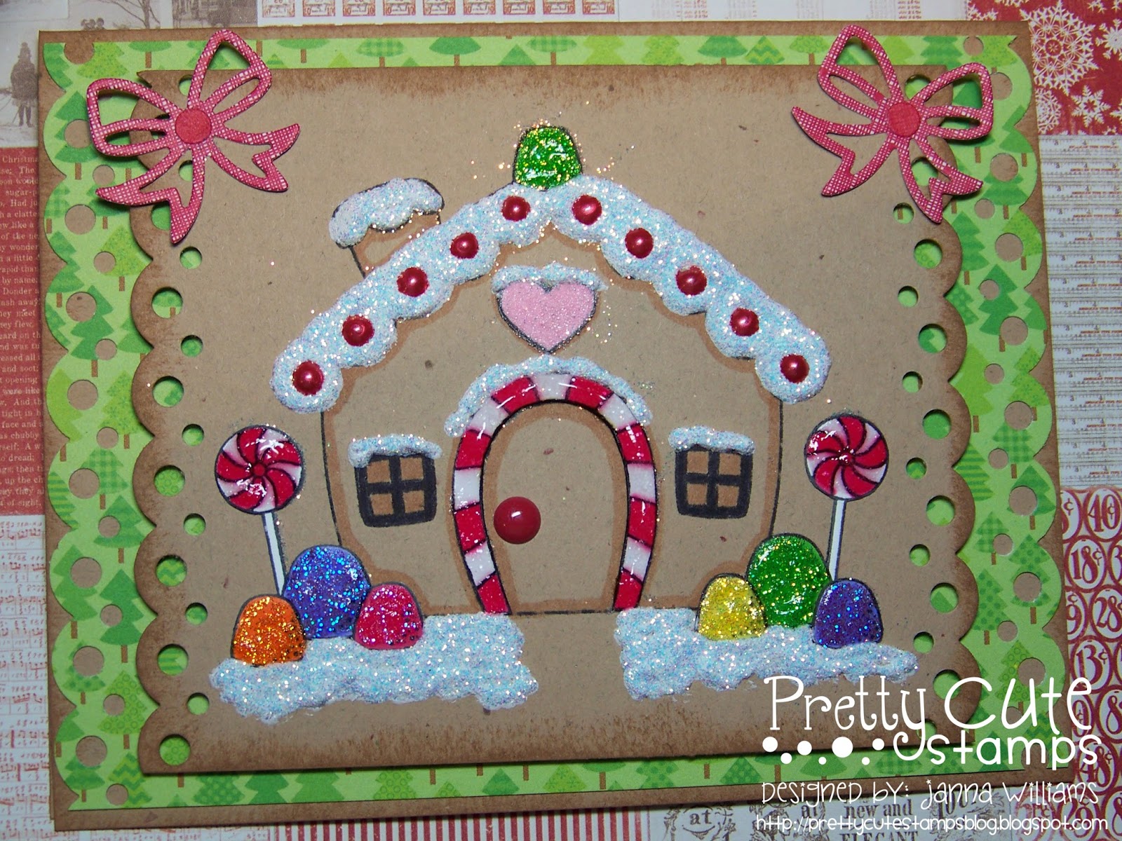 Pretty Cute Stamps Blog Sweet Gingerbread House