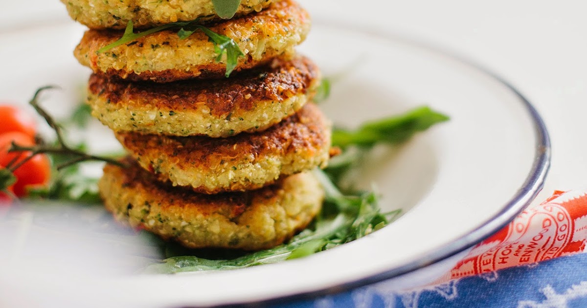 Mint and Chillies Vegan quinoa, cauliflower and broccoli burgers