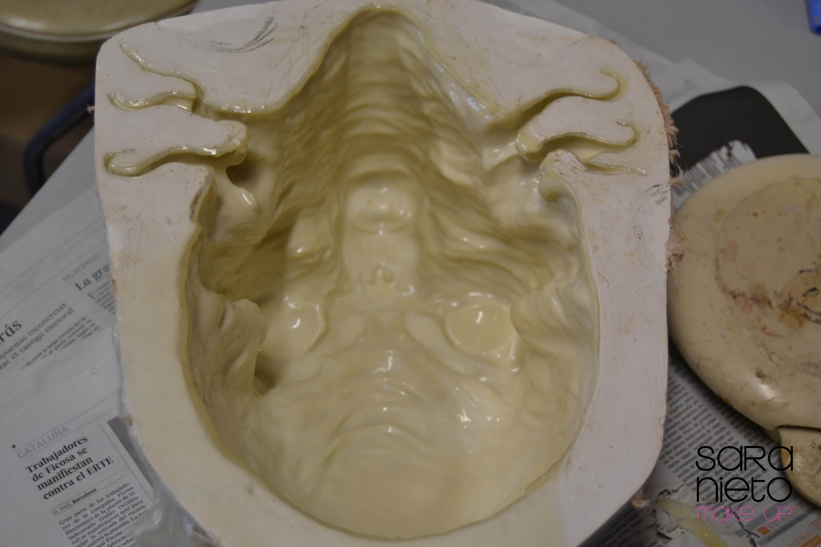 Saramkup Cómo realizar paso a paso una máscara de látex (MASK MAKING )