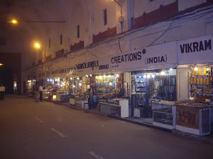 Handicrafts and Curio shops inside "Red Fort Complex".(Friday 4-11-2011)