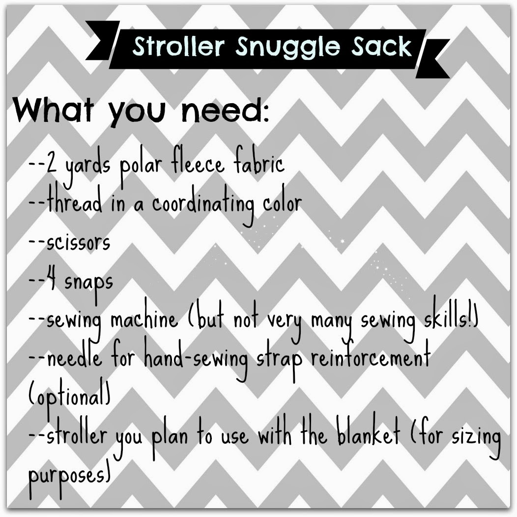 Thank You Ma'am How to make a Stroller Snuggle Sack