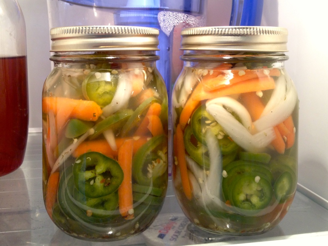 theGREENhs Pickled Peppers Jalapeño, Onion, Carrot and Garlic