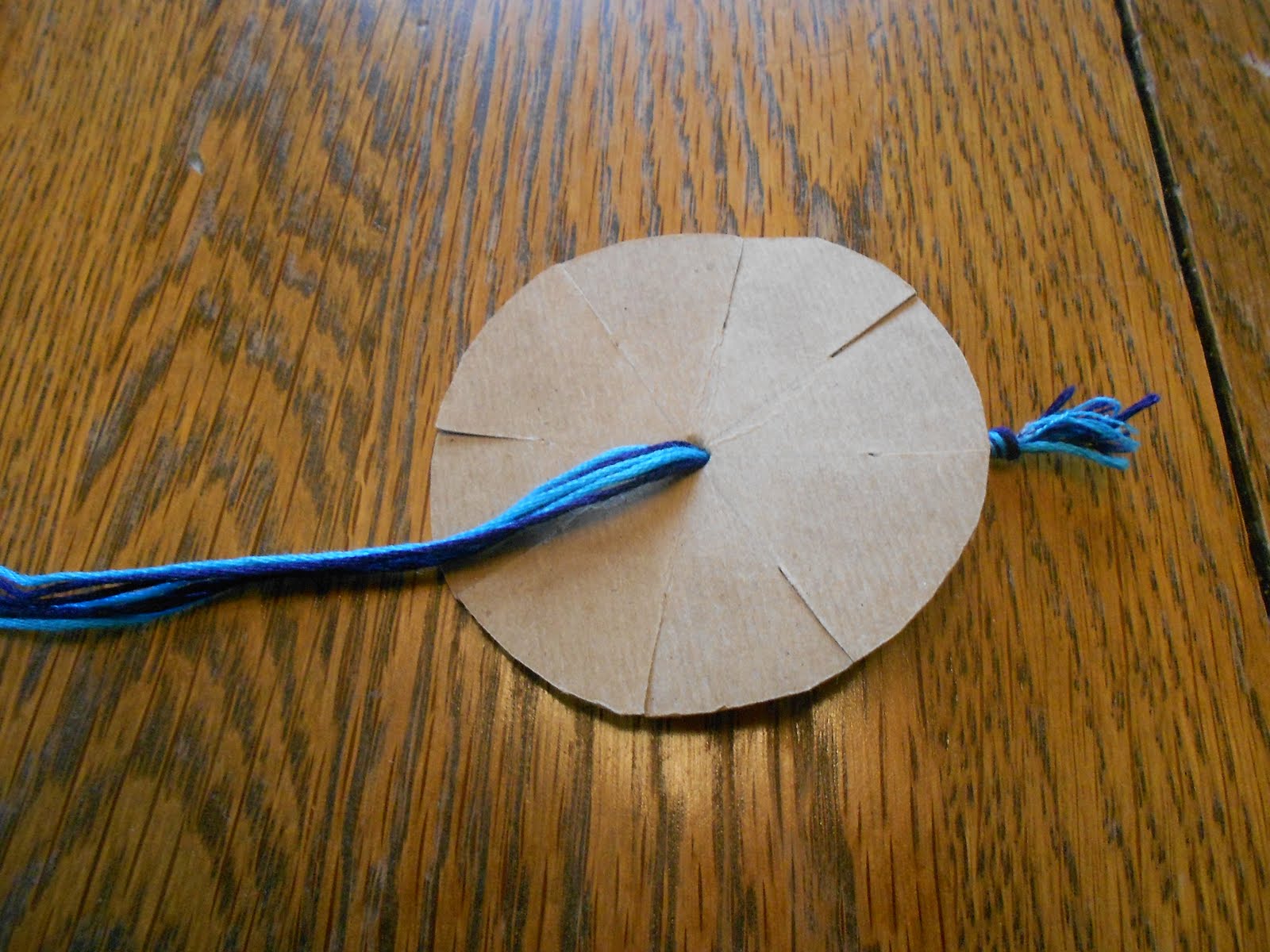 Almost Unschoolers Friendship Bracelet Braiding Disk