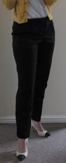 Slim cut trousers