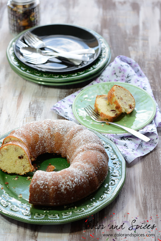 Color and Spices Fruit n nut bundt cake...