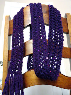 Skinny Lace Scarf 3 - Purl Avenue