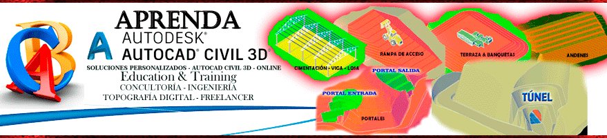 Aprenda Autocad Civil 3D Experto