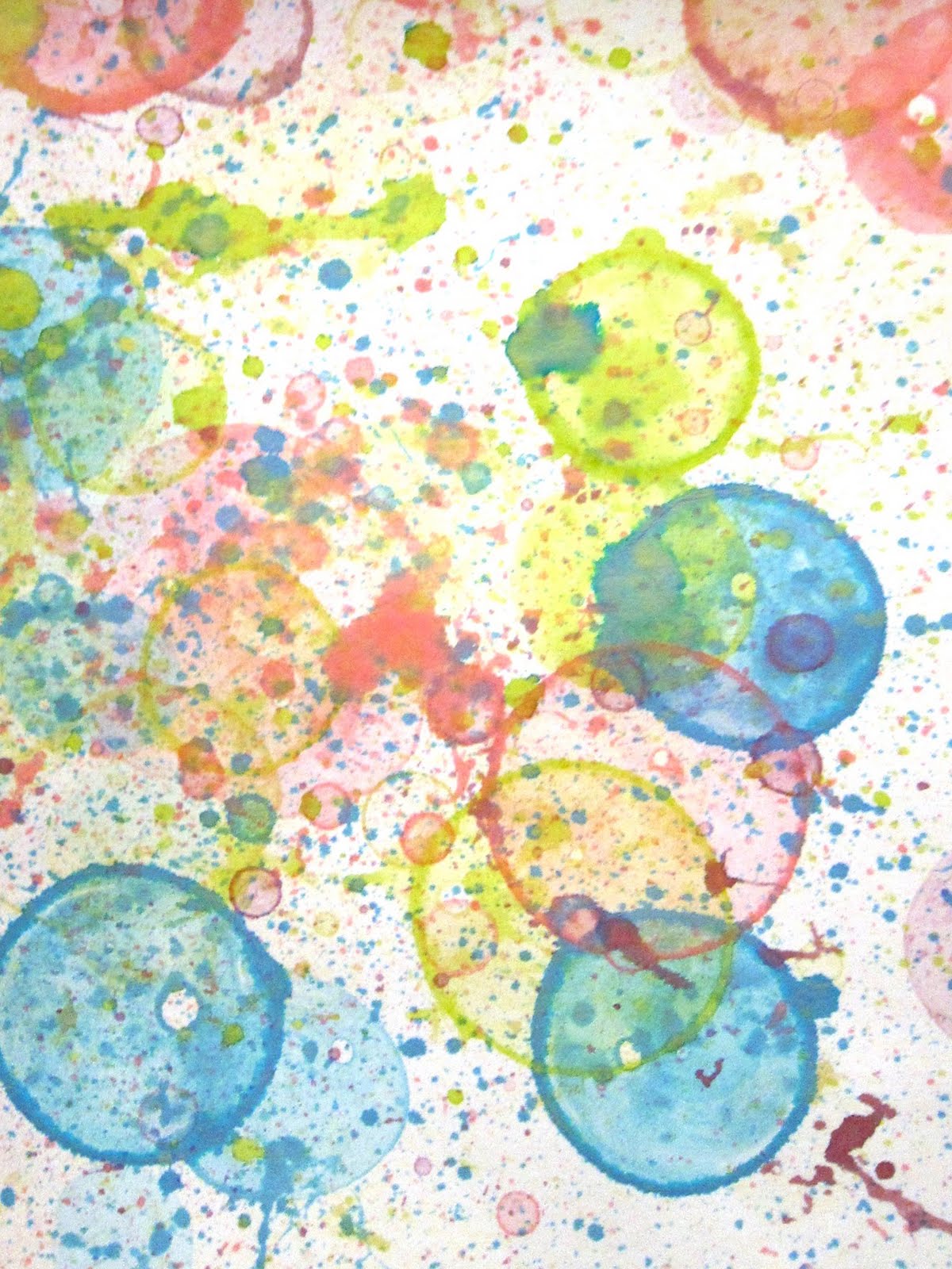 Art is Basic Art Teacher Blog Bubble Prints!