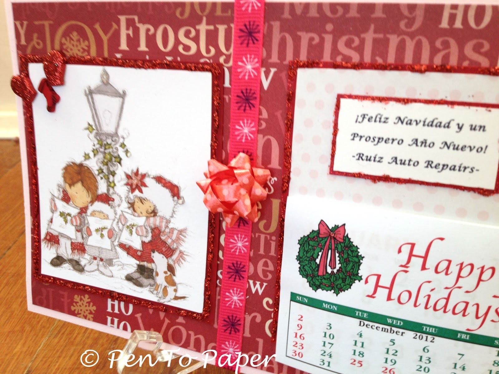 Pen To Paper Christmas Calendar Postcards
