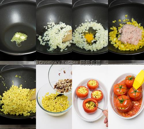 How To Make Stuffed Tomatoes with Chicken02