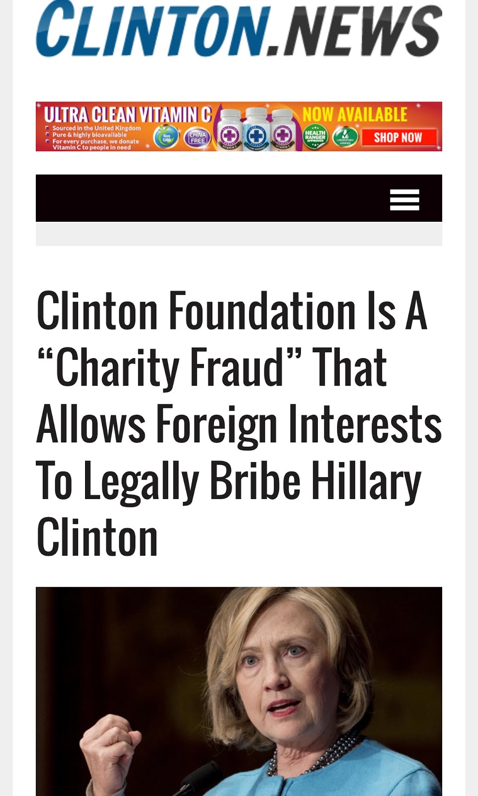 May 10, 2016: Green Corruption File on General Electric found inside Clinton.News clip