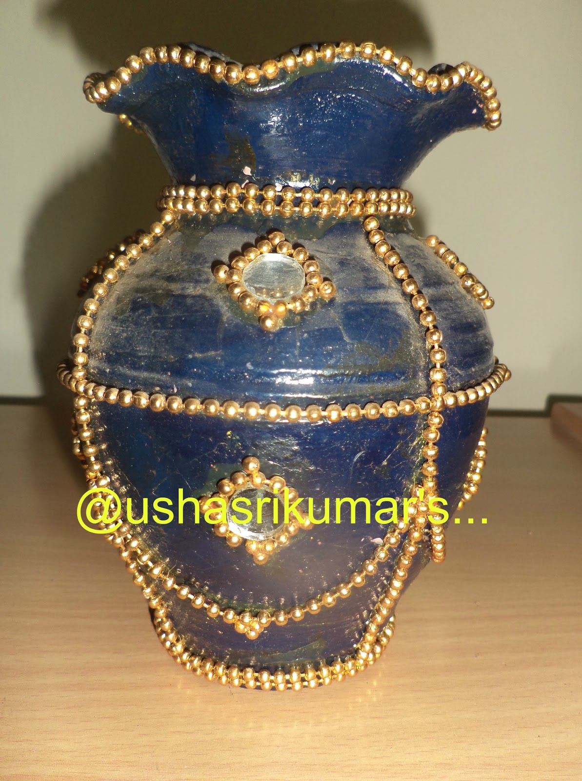 Usha Srikumar S Musings A Different Pot Decoration