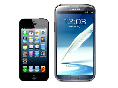 Galaxy Note 2 vs iPhone 5 Review Galaxy Note 2 vs iPhone 5 Review