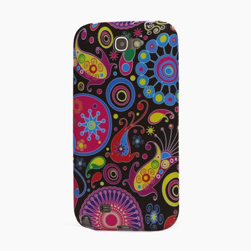 Colorful Flower Ribbon TPU Jelly Case for Samsung Galaxy Note 2 / II N7100 Colorful Flower Ribbon TPU Jelly Case for Samsung Galaxy Note 2 / II N7100
