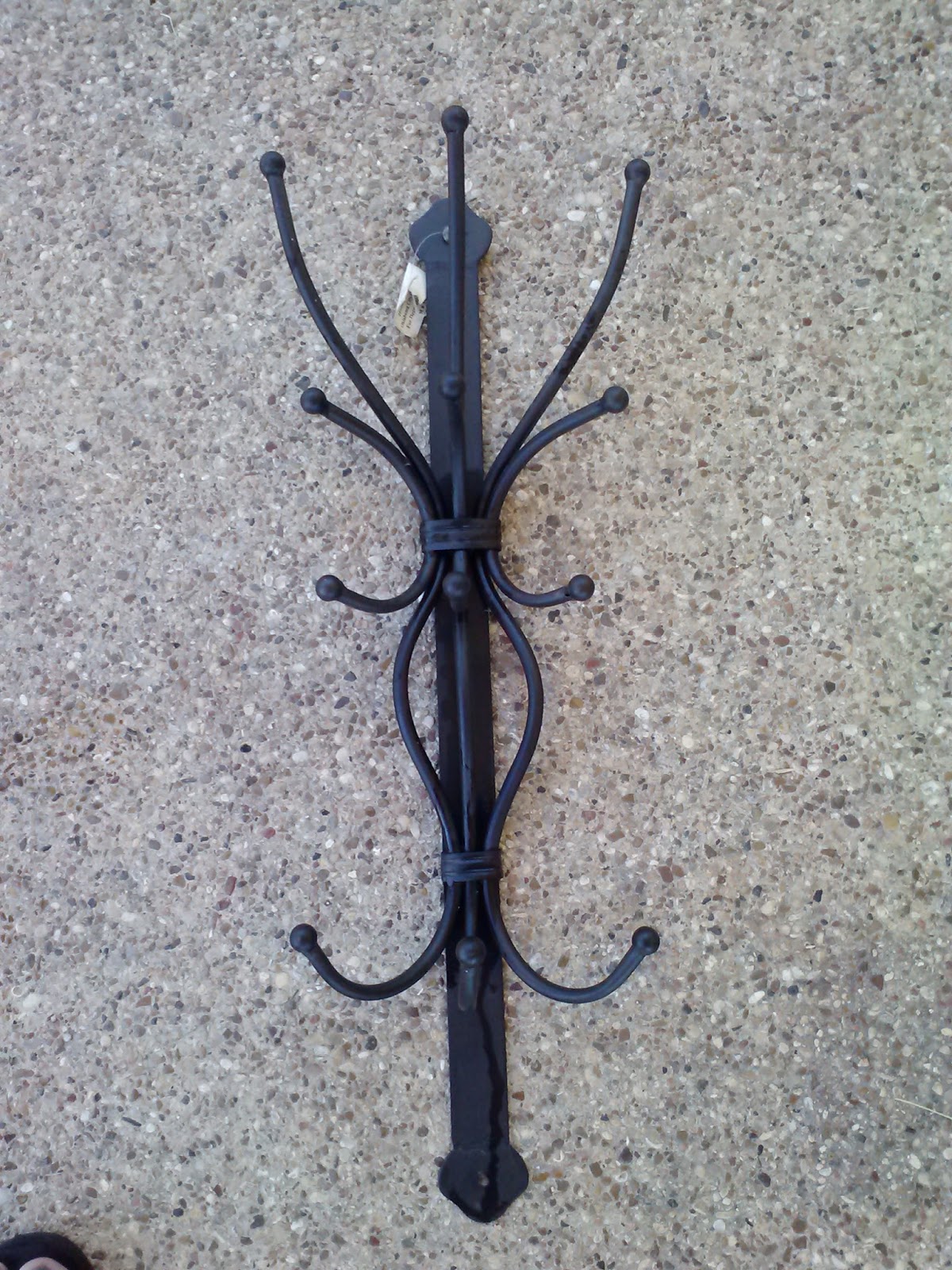 One Life to Love DIY Coat rack.