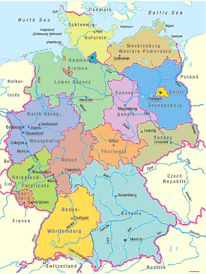 Kartta Saksan Kuva Alue